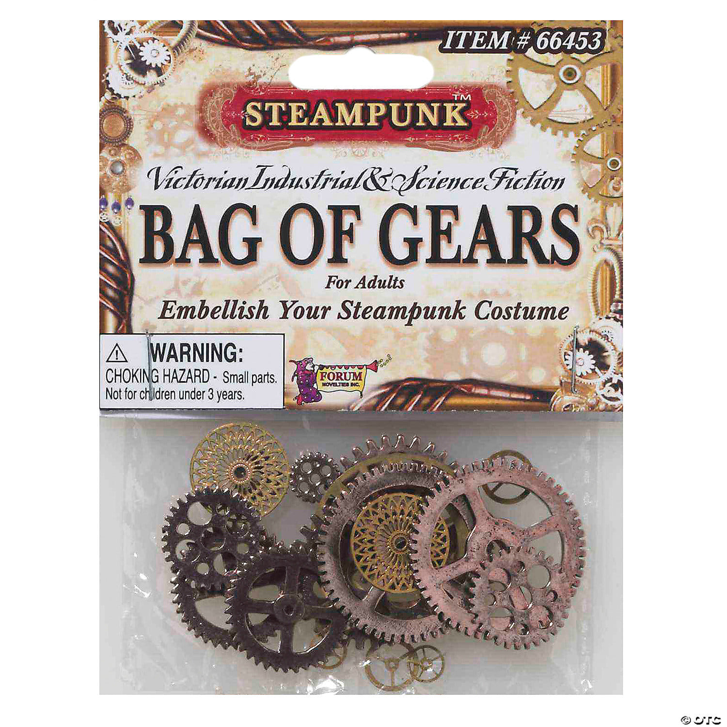 STEAMPUNK BAG OF GEARS