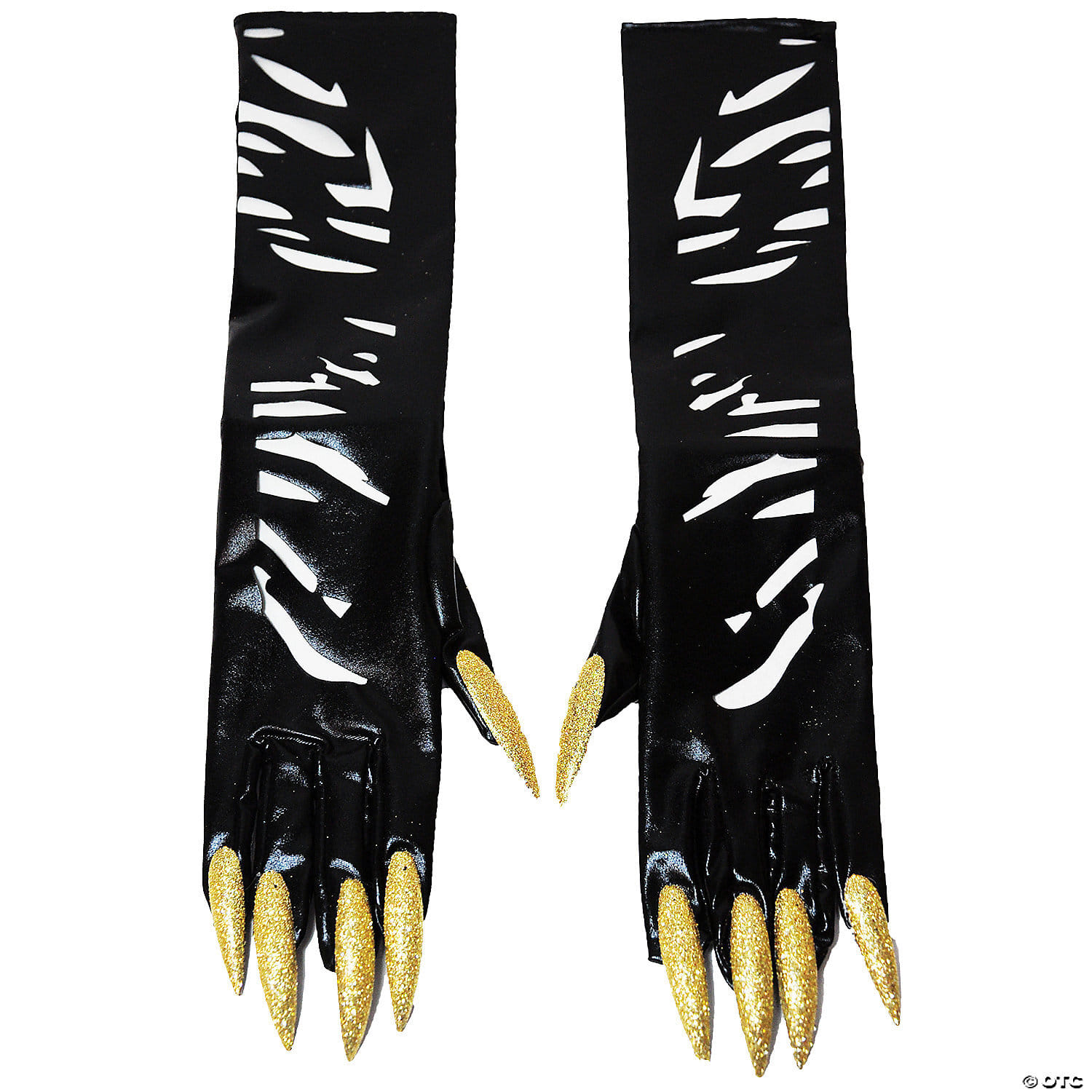 Cat scratch opera gloves