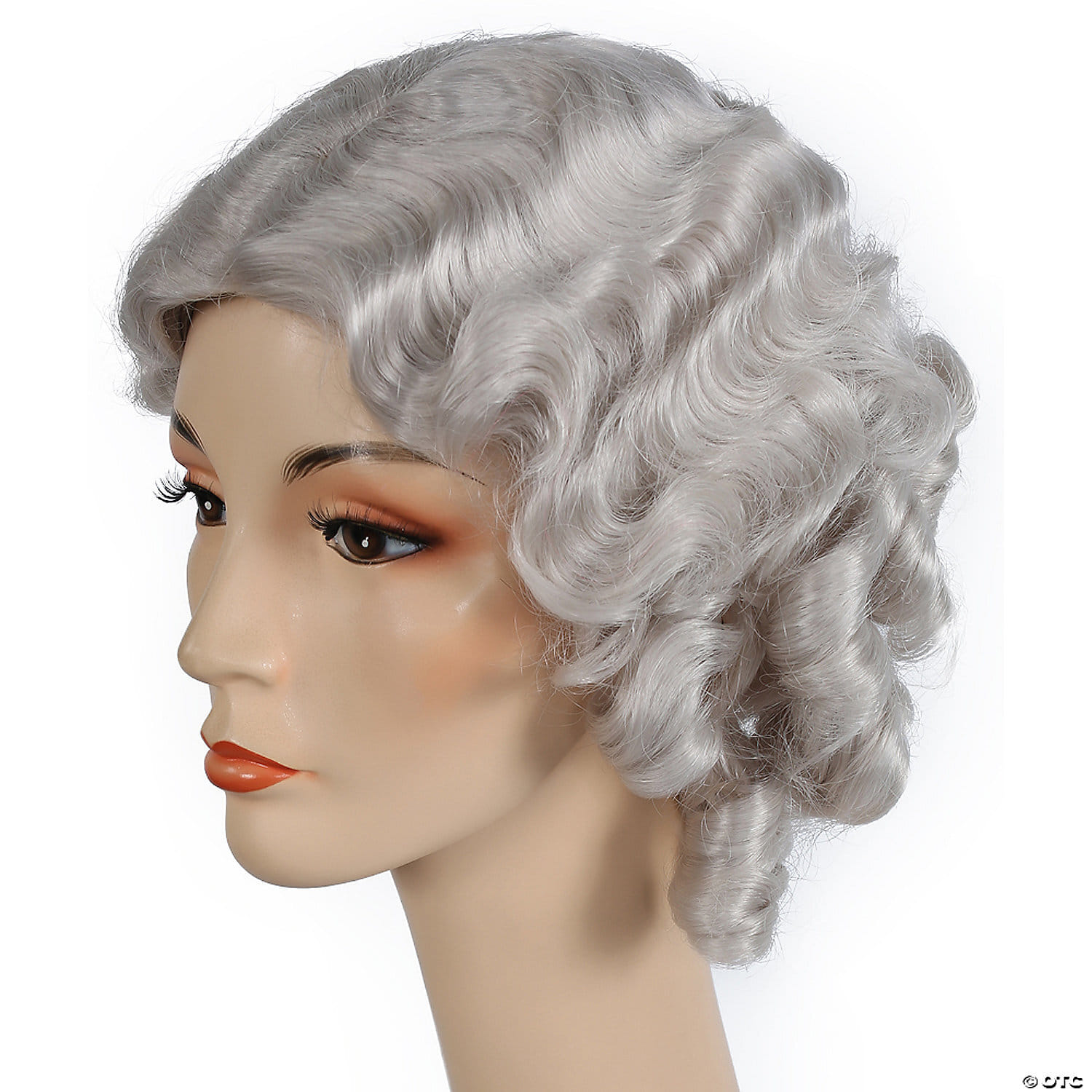 Adult long 1930s finger wig