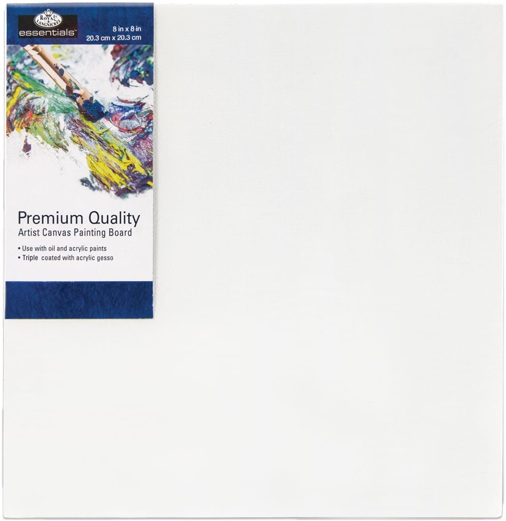 essentials Premium Canvas Board 8inchesX8inches