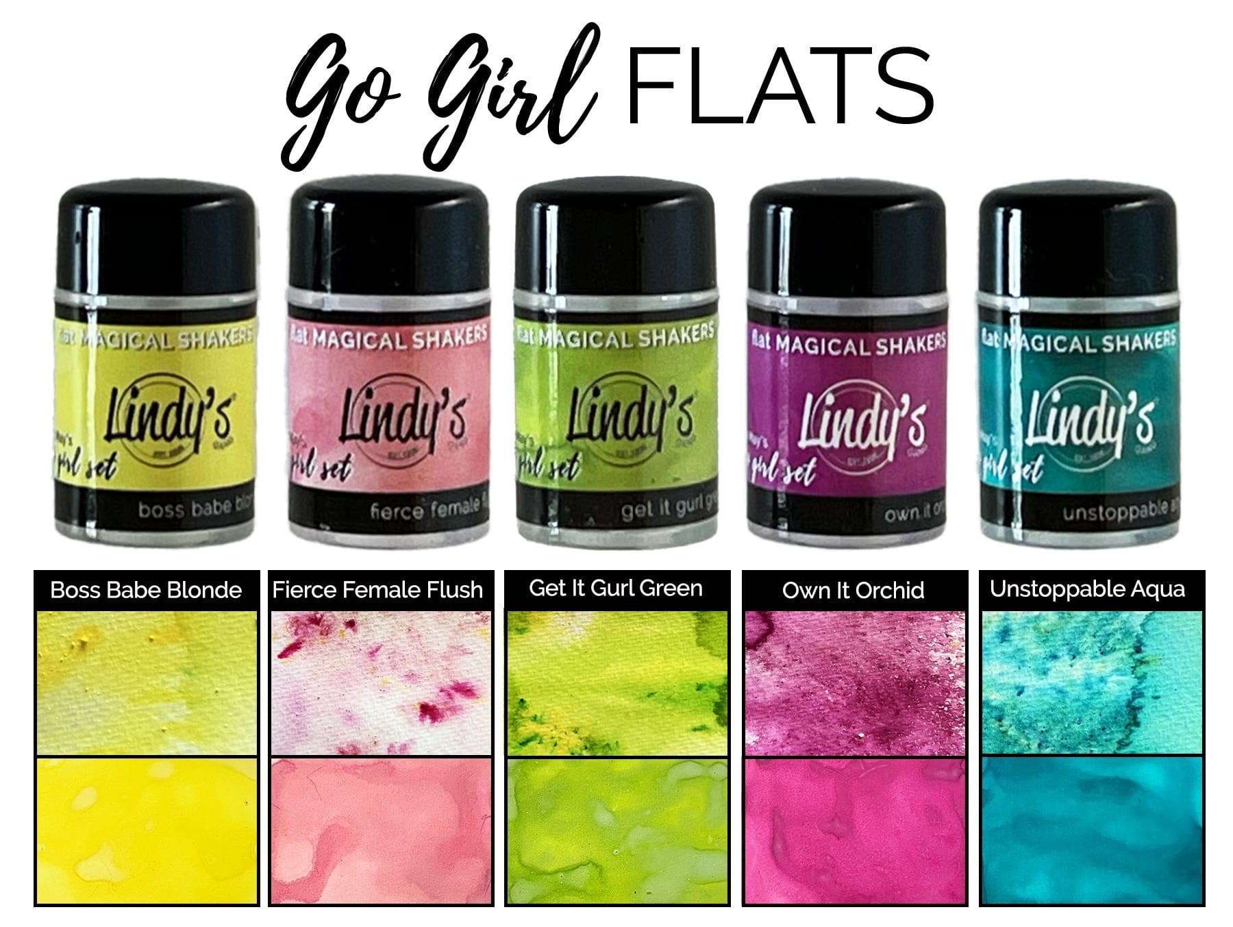 Lindys Stamp Gang Magical Shaker 2.0 Set 5PkgGo Girl Flats Pack of 1