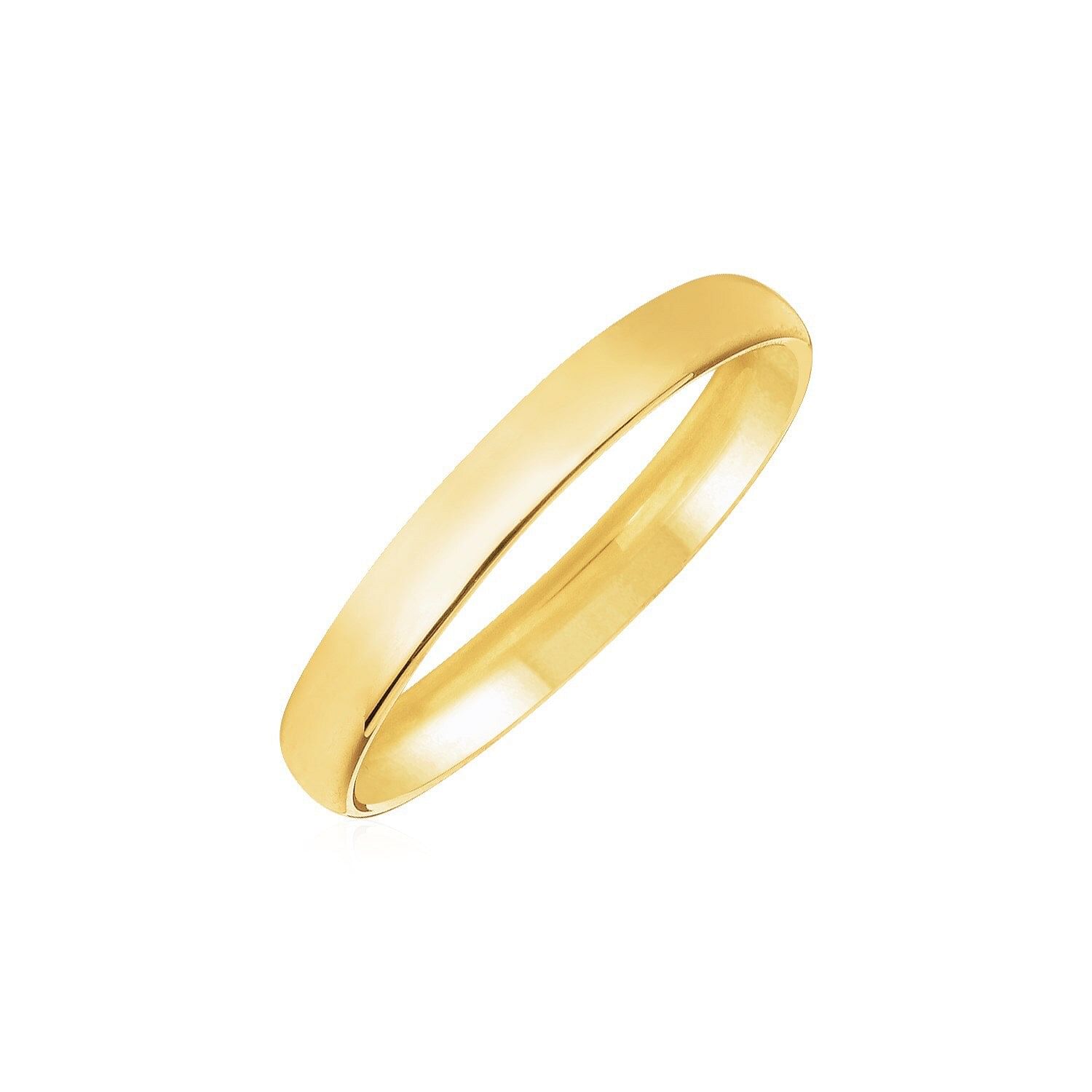 Size: 5 – 14k Yellow Gold 3mm Comfort Fit Wedding Band