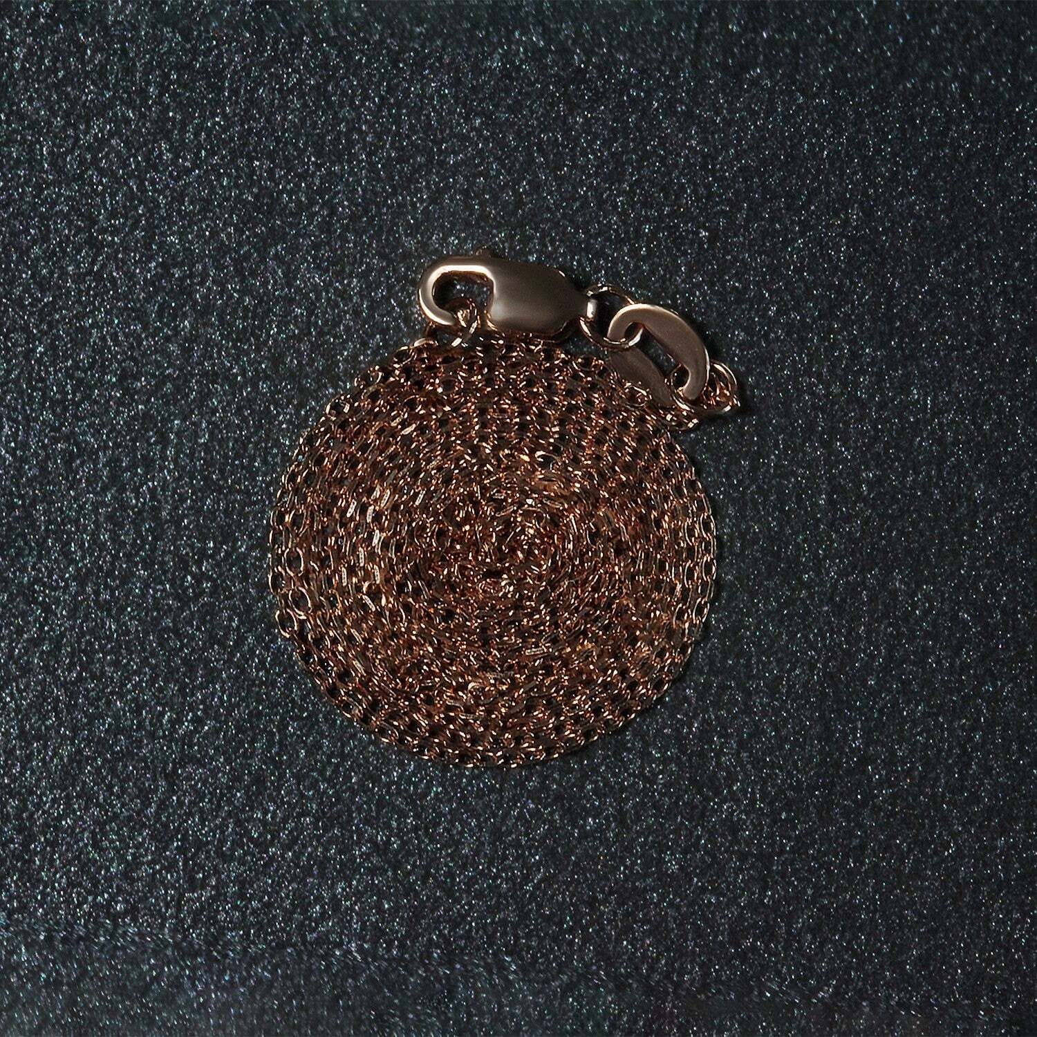 18k Rose Gold Diamond Cut Cable Link Chain (0.80 mm) - Image 5