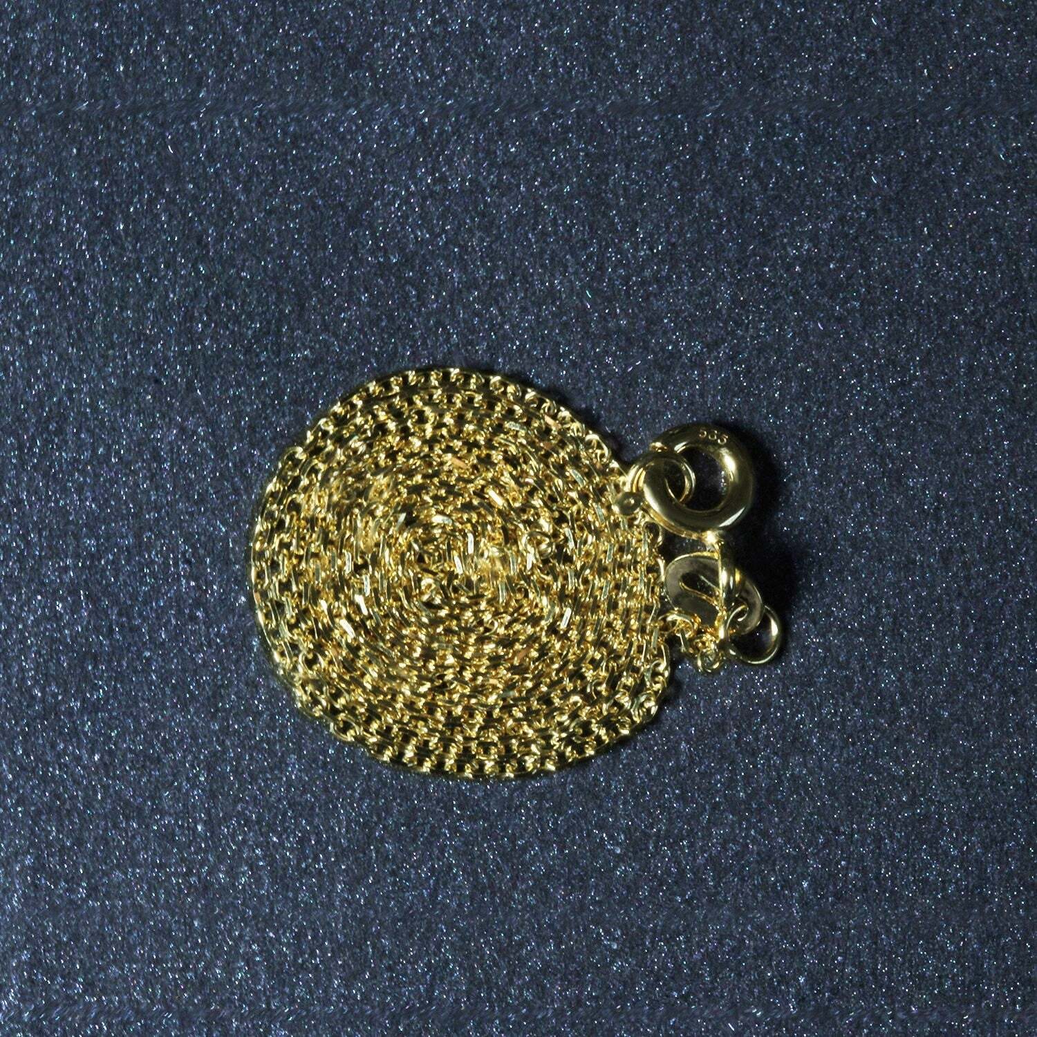 18k Yellow Gold Cable Chain (1.10 mm) - Image 4