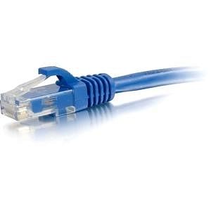 12ft cat6a booted utp blu