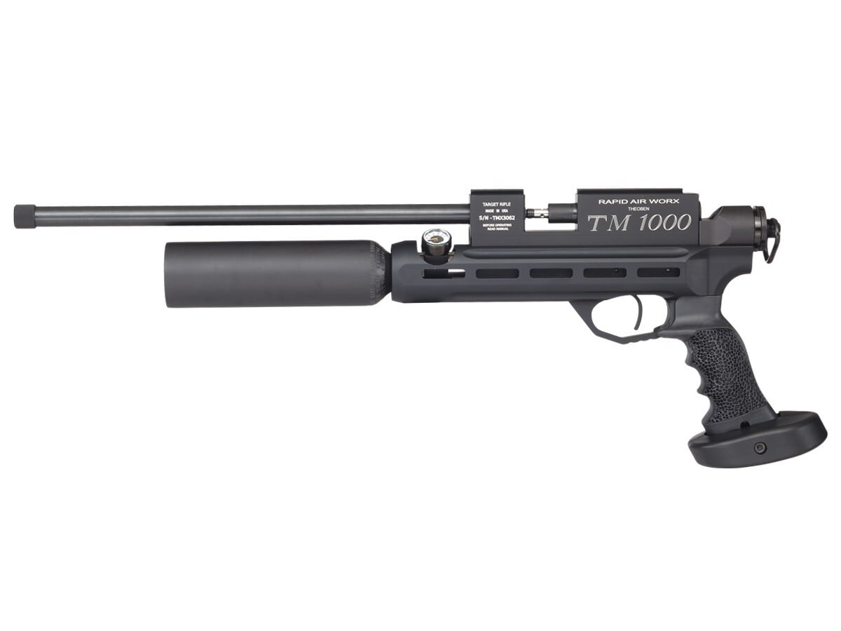 RAW Rapid Air Worx TM1000 Chassis PCP Pistol, Aluminum Bottle