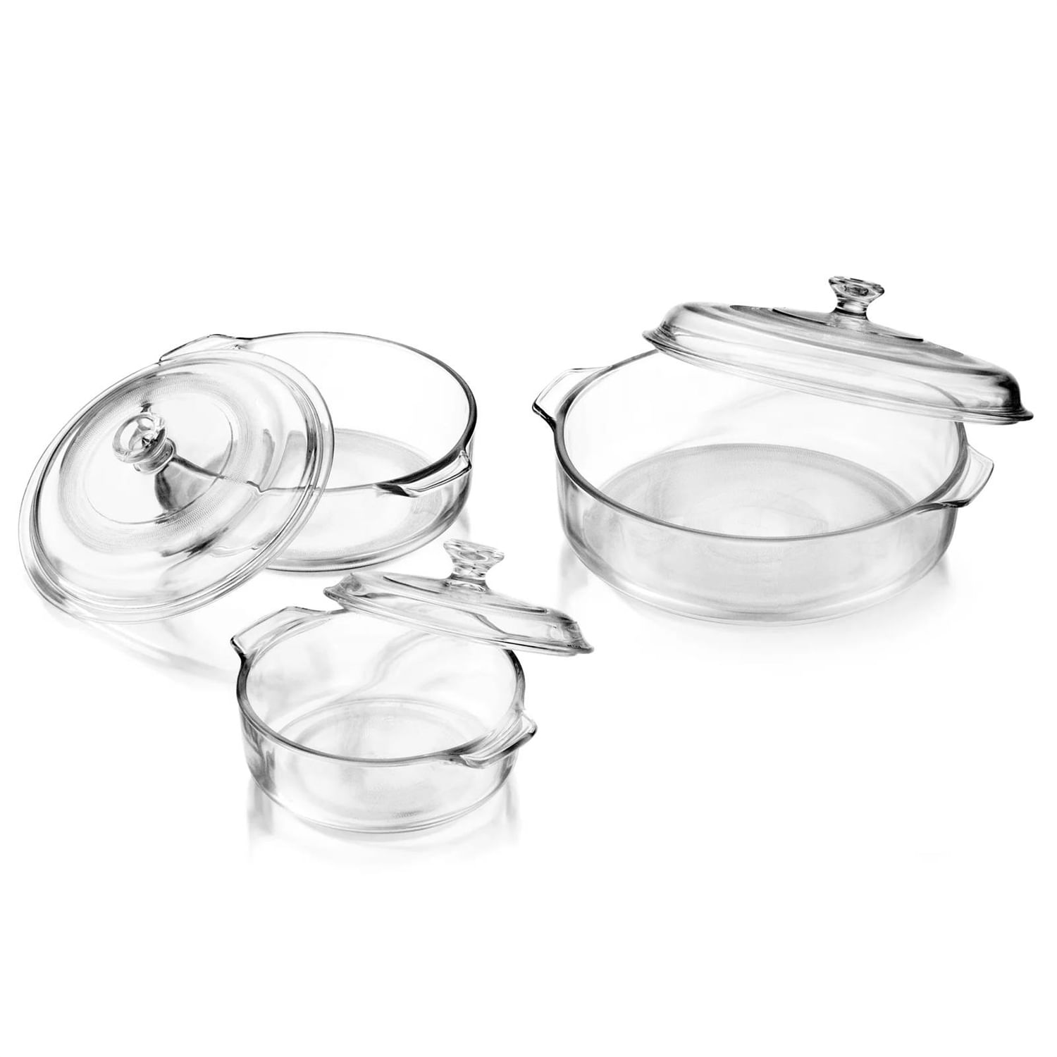 6Piece Glass Bakeware Casserole Baking Dish Set Dishwashe