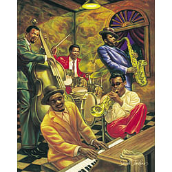 Category: Dropship Posters & Paintings, SKU #2097-22x28_BA, Title: Cool Jazz