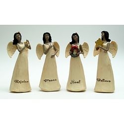 Category: Dropship Collectibles, SKU #049-99045, Title: Ebony Angels Set of Four