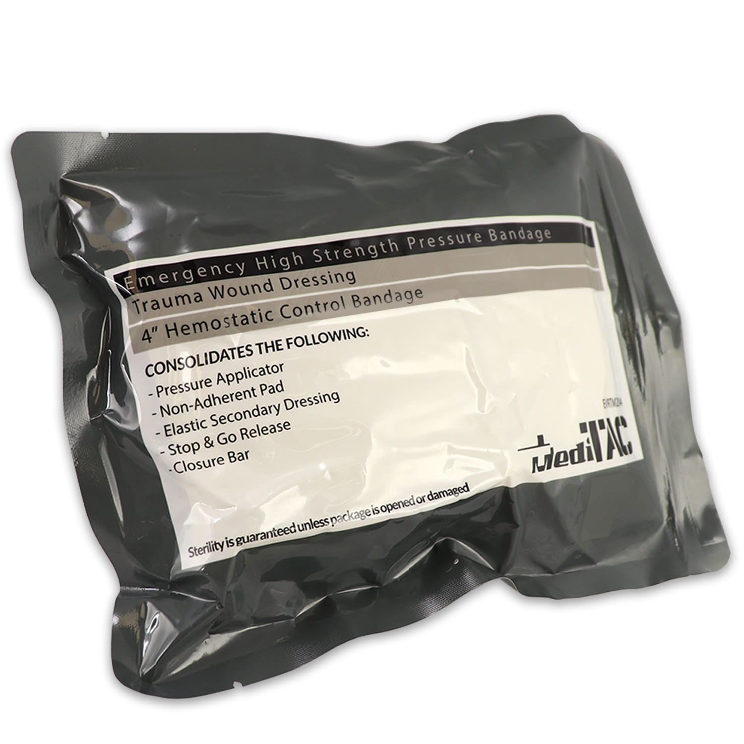 High-Strength Pressure ISRAELI TYPE Bandage, 4"