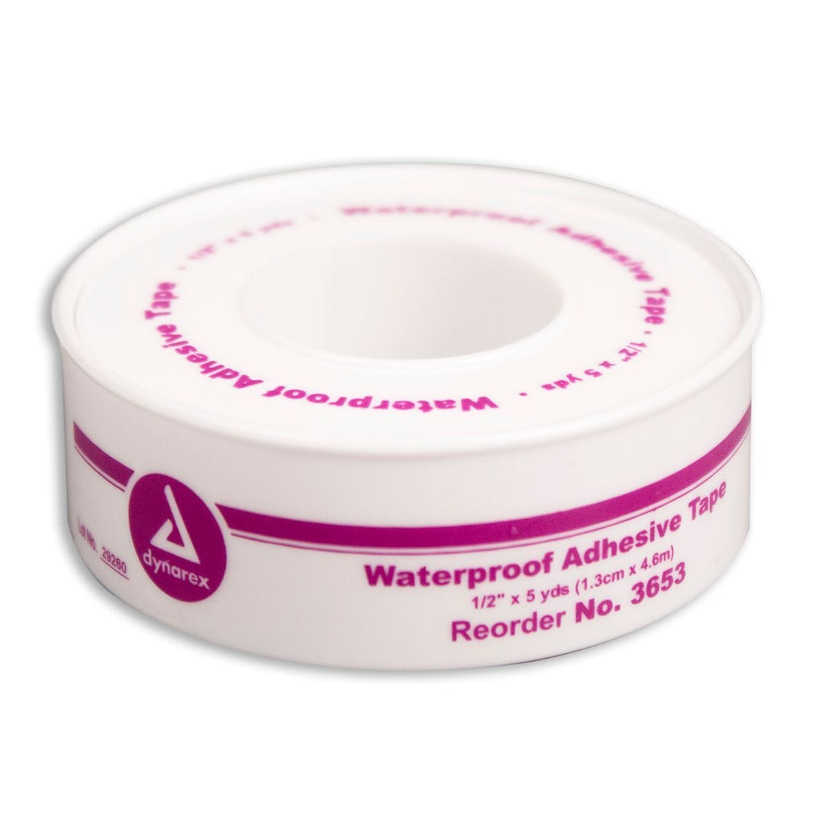 1/2"x5 yd. Waterproof tape, plastic spool, 1 ea.