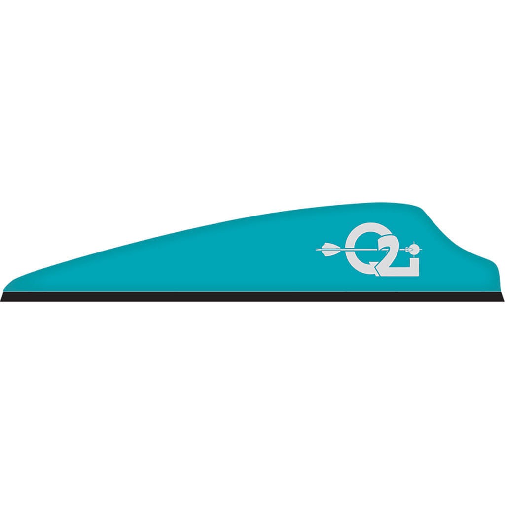 Q2i Fusion X-II Vanes Teal 3 in. 100 pk.