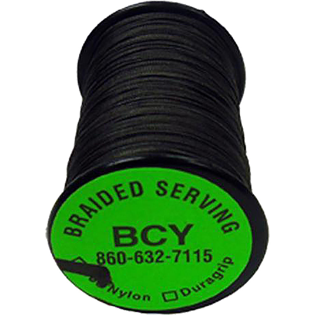 BCY 350 Nylon Braided Serving Black .015 125 yds.