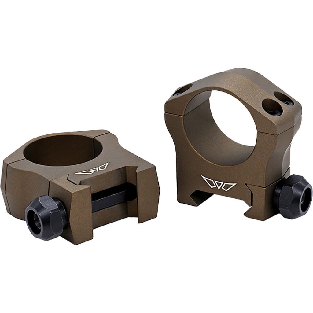 Warne Mountain Tech Scope Rings Burnt Bronze 1 in Medium