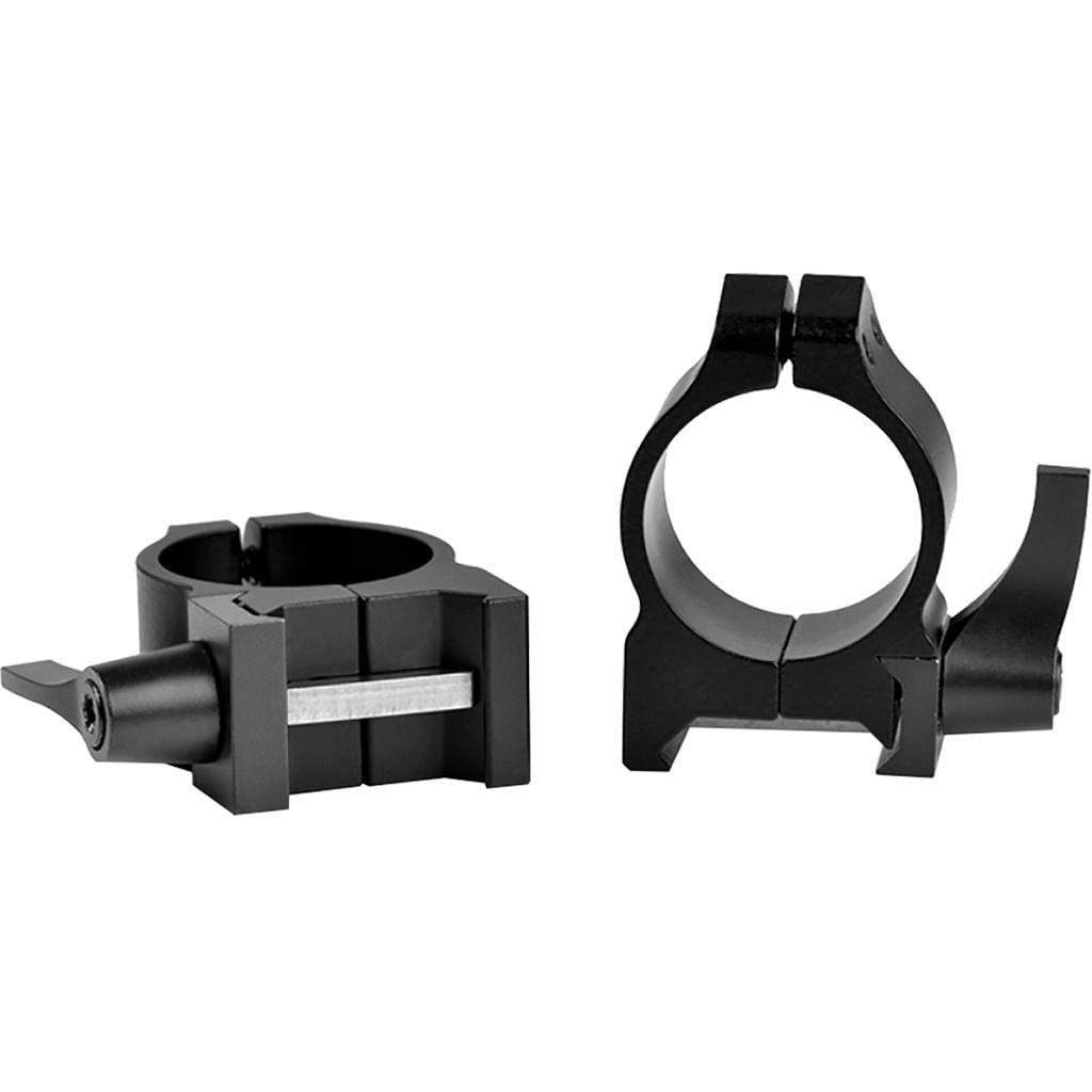 Warne Maxima Vertical Quick Detach Scope Rings Matte Black 1 in. Low