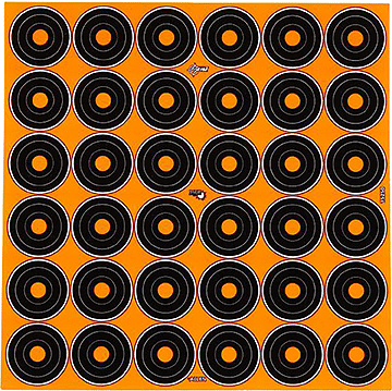 EzAim Splash 1 in. Bullseye Adhesive Targets 6×6 in. 12 pk.