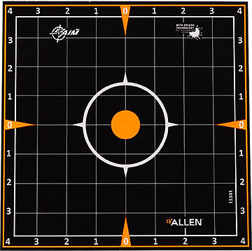 EzAim Splash Sight-In Grid Adhesive Targets 8×8 6 pk.