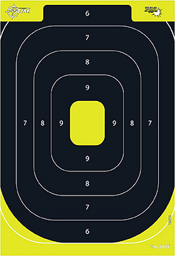 EzAim Splash IPSC Silhouette Targets 12×18 8 pk.