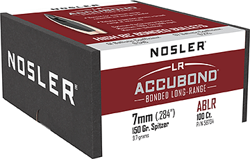 Nosler AccuBond Long Range Bullets 7mm 150 gr. Spitzer Point 100 pk.