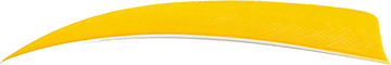 Trueflight Shield Cut Feathers Yellow 4 in. RW 100 pk.