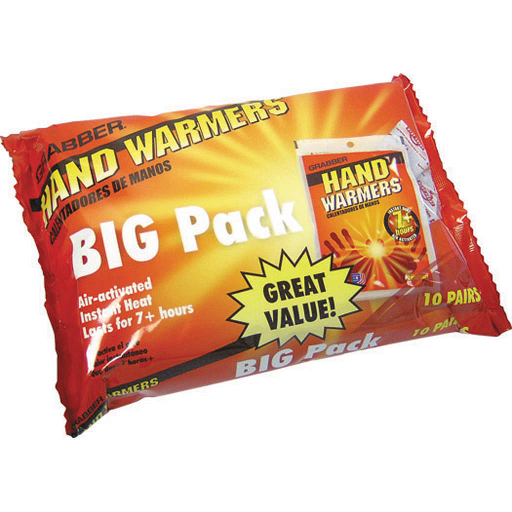 Grabber Hand Warmer Big Pack 10 pr.