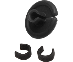 October Mountain String Love 2.0 Kisser Button Black 1 pk.