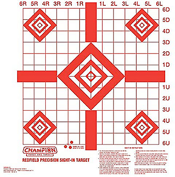 Redfield Sight-In Targets 10 pk.