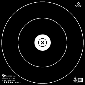 Maple Leaf Target Face NFAA Hunter 20 cm. 25 pk.