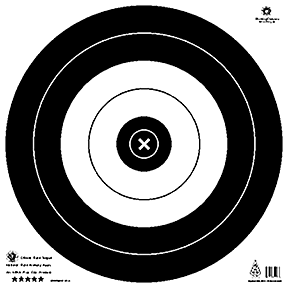 Maple Leaf Target Face NFAA Field 20 cm. 25 pk.