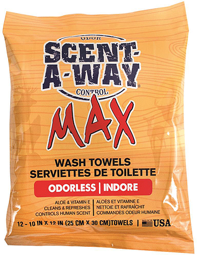 Scent-A-Way Max Wash Towels 12 pk.