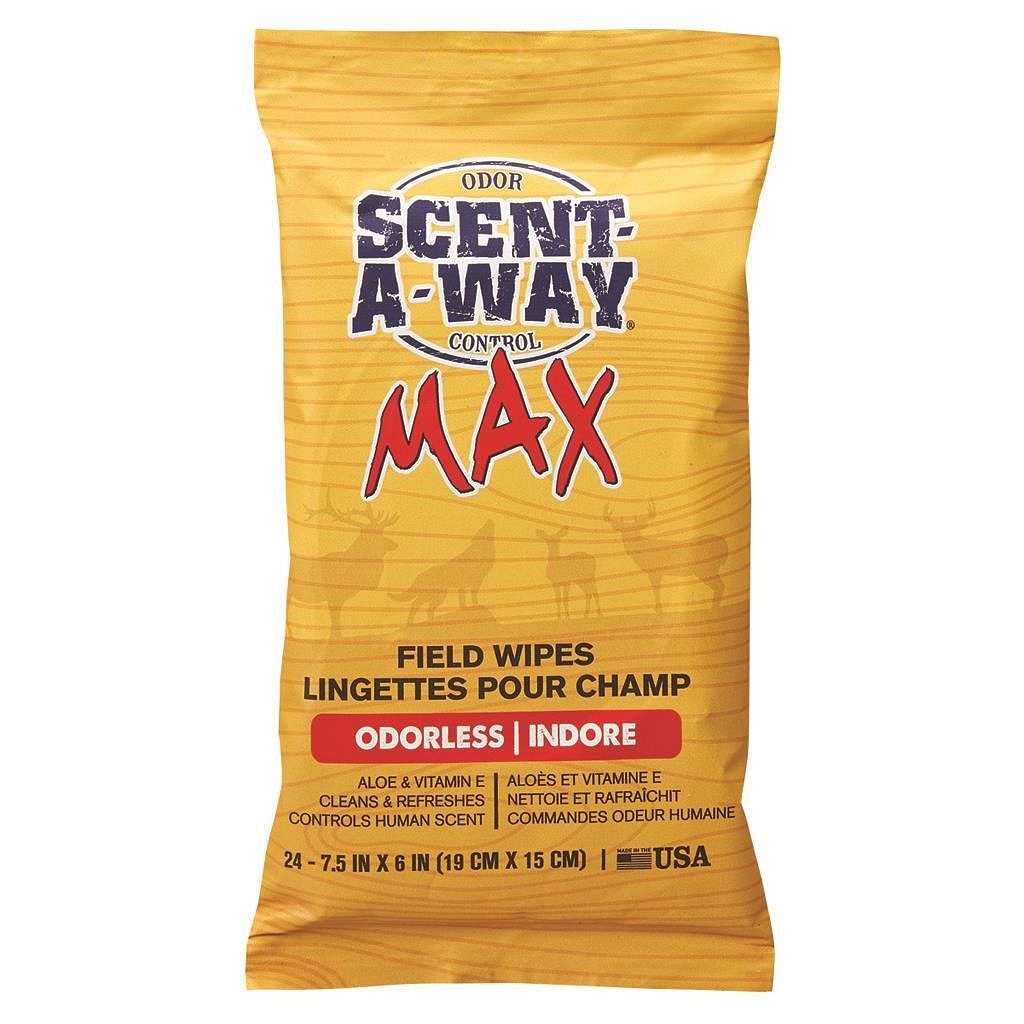 Scent-A-Way Max Field Wipes 24 pk.