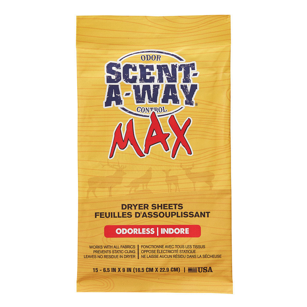 Scent-A-Way Max Dryer Sheets 15 pk.