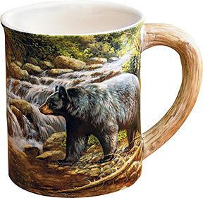 Wild Wings Sculpted Mug Shadow of the Forest Bear