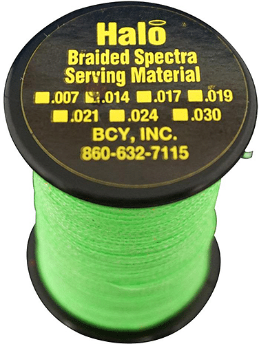 BCY Halo Serving Neon Green .014 120 yds.