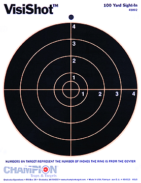 Champion VisiShot Circle Target 8 in. 10 pk