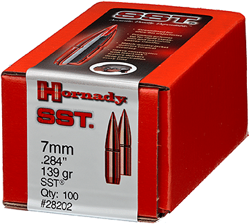 Hornady SST Bullets 7 mm. .284 in. 139 gr. 100 pk