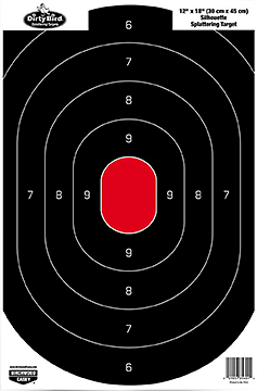 Birchwood Casey Dirty Bird Target Silhouette 12×18 in. 8 pk.