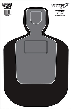 Birchwood Casey EZE-Scorer Target BC-19 Silhouette 12x18in. 10 pk.