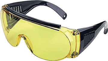 Allen Fit-Over Shooting Glasses Yellow