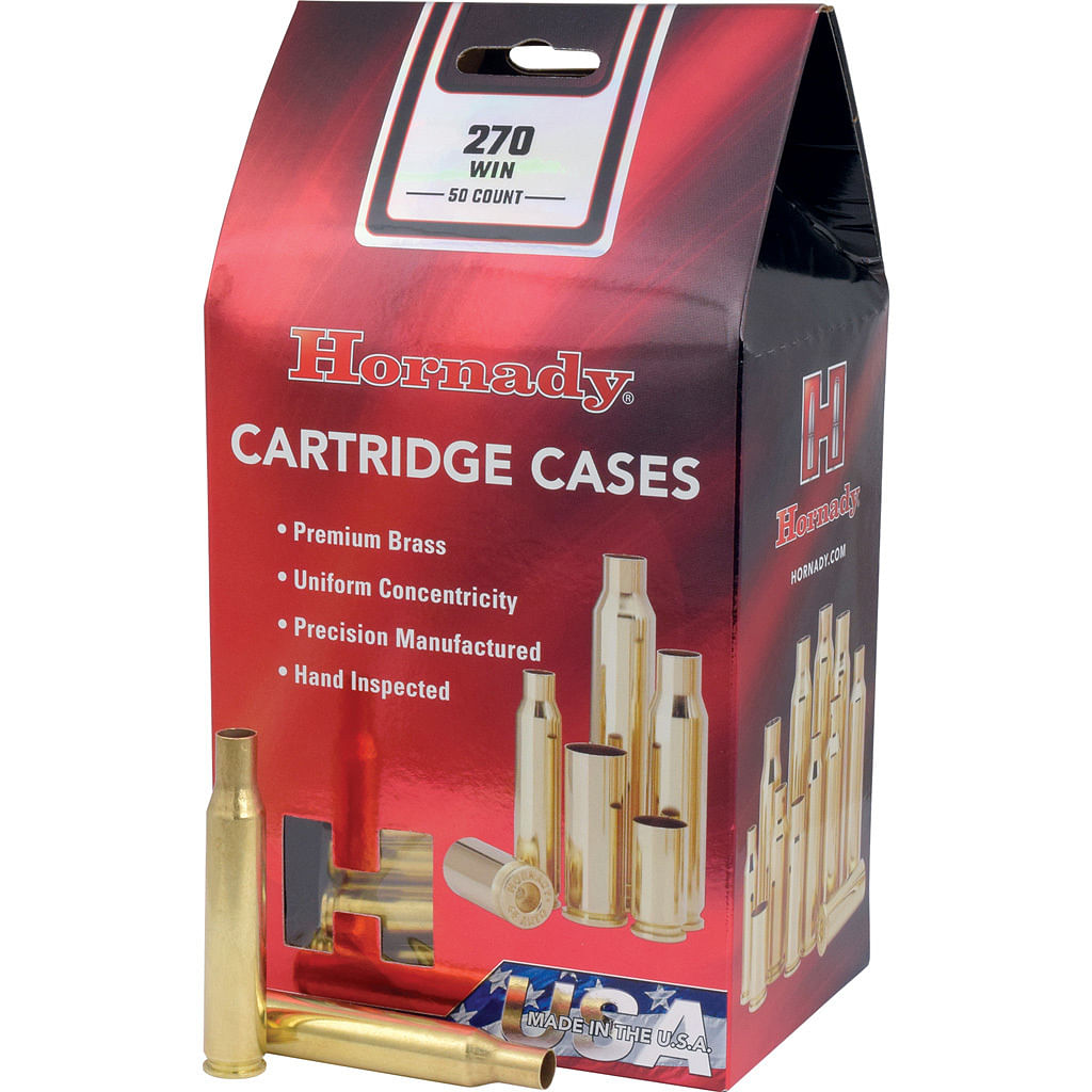 Hornady Unprimed Brass 270 Win. 50 pk.