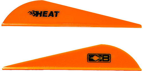 Bohning Heat Vanes Neon Orange 36 pk.