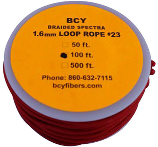 BCY 23 D-Loop Material Red 100 ft.