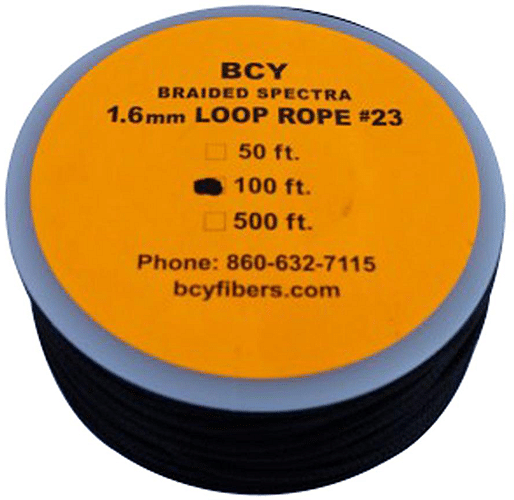 BCY 23 D-Loop Material Black 100 ft.