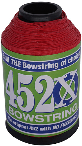 BCY 452X Bowstring Material Red 1/4 lb.