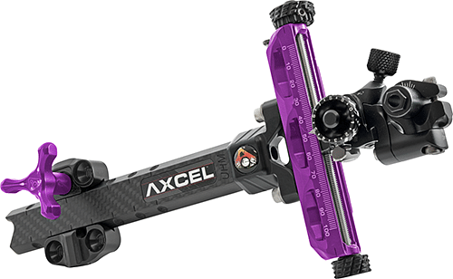 Axcel Achieve XP Compound Sight Purple/ Black 9 in. RH