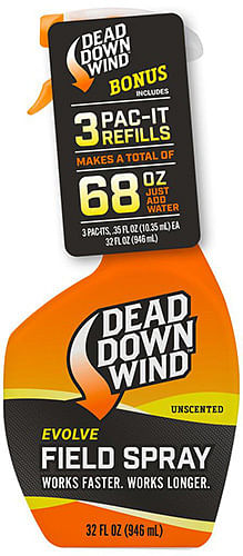 Dead Down Wind Field Spray Combo 32 oz. plus 3-12 oz. Pac-Its (68 oz.)