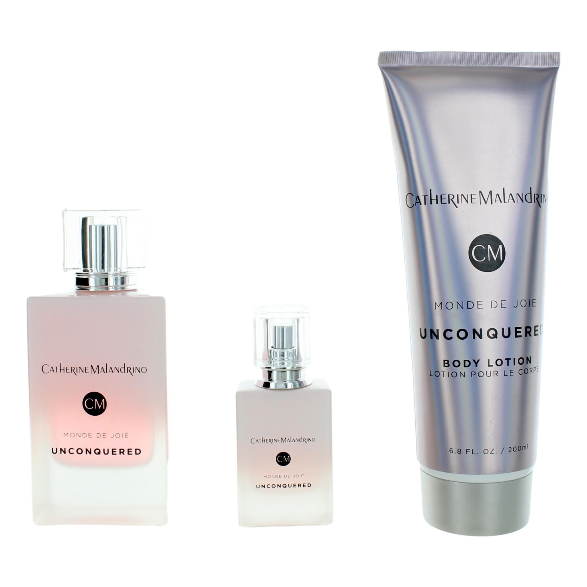 Unconquered Monde De Joie by Catherine Malandrino, 3 Piece Gift Set for Women