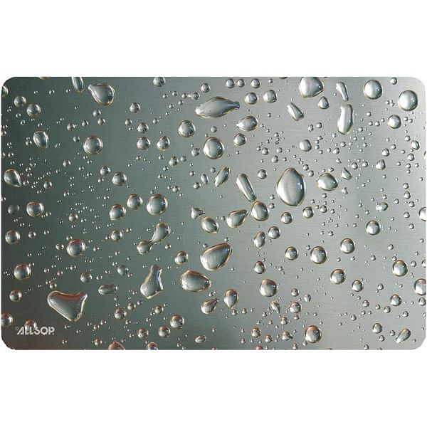 Allsop 29648 Widescreen Metallic Raindrop Mouse Pad