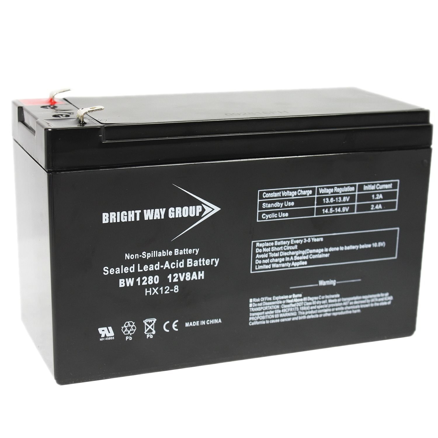 Bright Way Group Bw 1280 F1 0158 Bwg 1280 F1 Battery