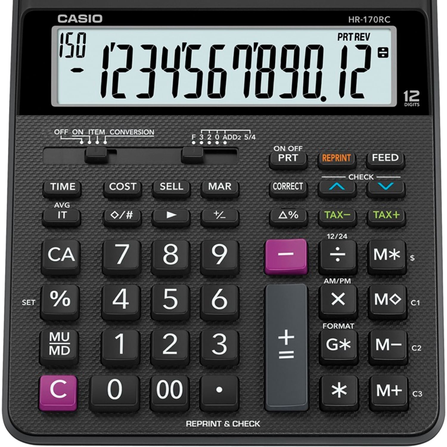 CASIO HR170RC HR170RC Mini Desktop Printing Calculator